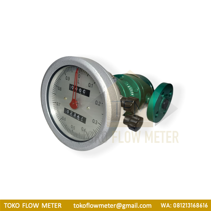 Eeuye DN15 Tandwielflowmeter – Olieflowmeter, 50-1200 L/u, DC3.5-24V, Aluminiumlegering, Voor Petrochemische Toepassingen