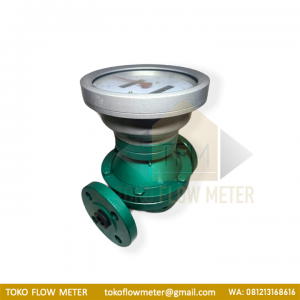gear flow meter 3/4 inch (DN20) TYPE FM-PE09 dilengkapi dengan pointer dan perangkat akumulasi roda cetak dan dapat secara langsung menampilkan aliran